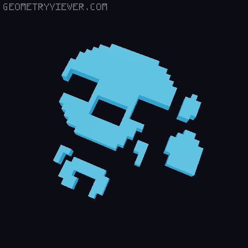 Thumbs up Isaac 3MF Magnet 3D model thumbnail