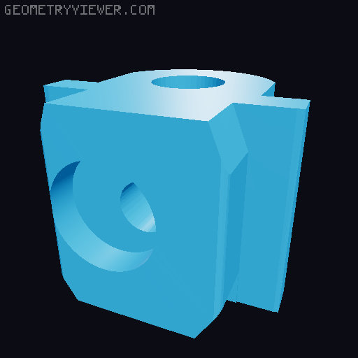 Powder Check Die 3D model thumbnail