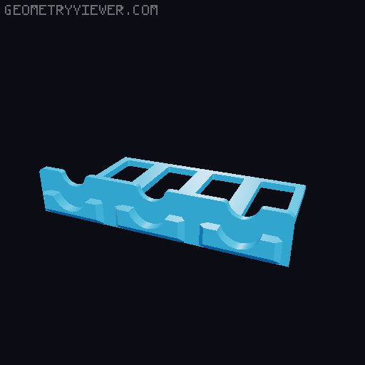 GOEWS rebuilt in OpenSCAD 3D model thumbnail