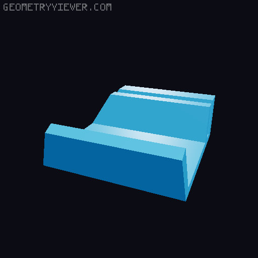 Lack Enclosure Parts for 2.5mm Plexiglass 3D model thumbnail