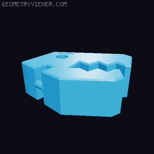 Big Flexi Rexi Split 3D model thumbnail