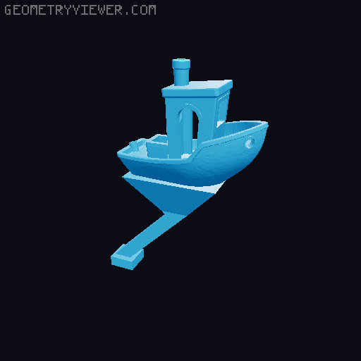 Benchy Adhesion Test 3D model thumbnail
