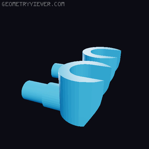 Daisy Duck Giant Minifig 3D model thumbnail