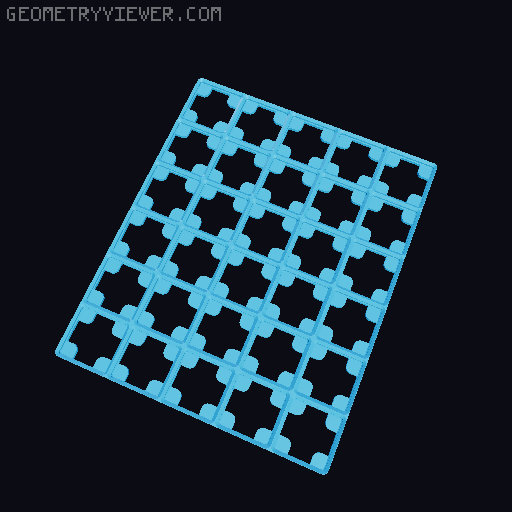 Gridfinity Embedded Magnet Base Plates 3D model thumbnail