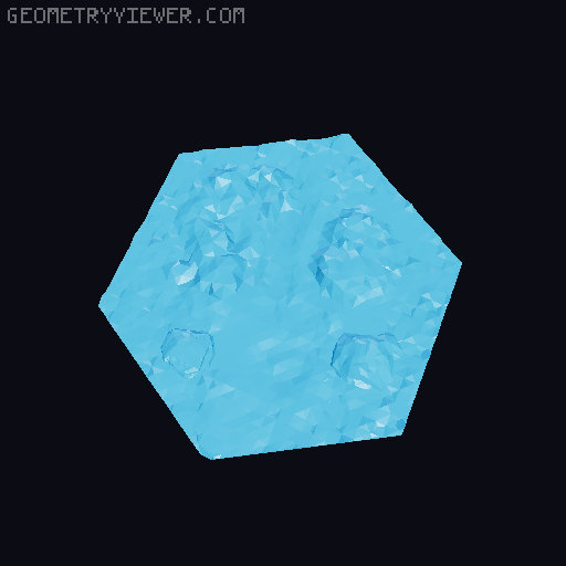 Gloomhaven MagHex Ground Tiles with Rocks 3D model thumbnail