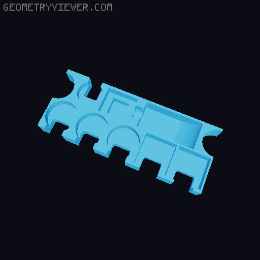 Dice Commandos Insert 3D model thumbnail