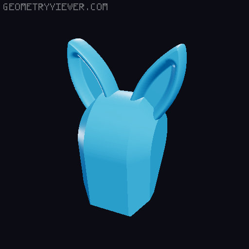 Dummy 13 v1.0 Bunny Ears Head 3D model thumbnail