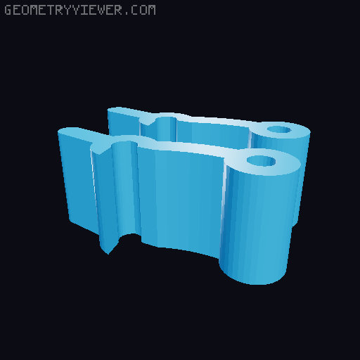 GoPro 5-6-7 Rugged Box 3D model thumbnail