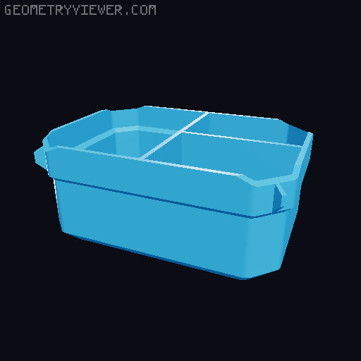 TSTAK Shallow Nested Cups with more subdivisions 3D model thumbnail
