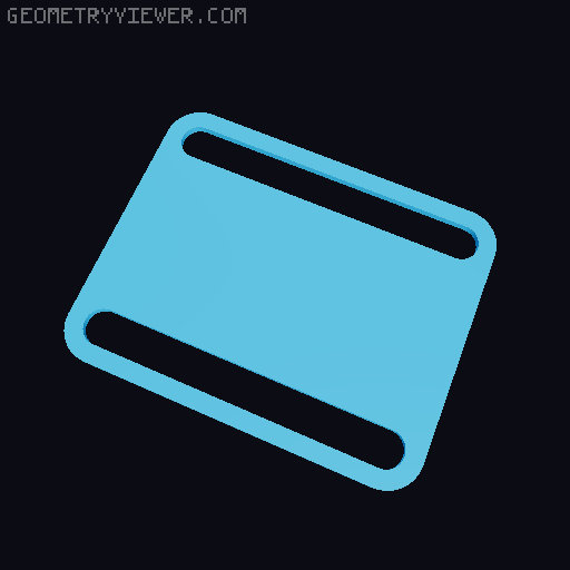 RepRack hook-and-loop strap label tags 3D model thumbnail