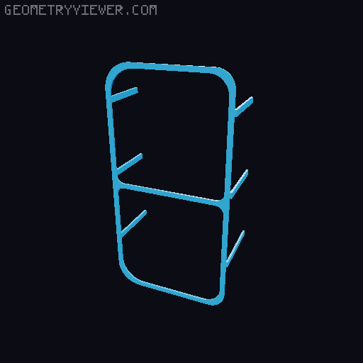 Нижний фильтр для сушильной машины DEXP DM-F9HDMA/WB 3D model thumbnail
