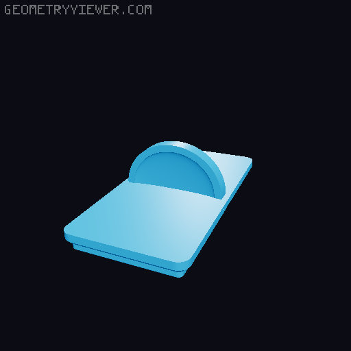 Gridfinity Lids with Handles 3D model thumbnail