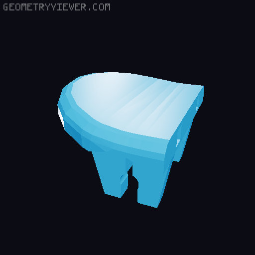 Bart Simpson Giant Minifig 3D model thumbnail