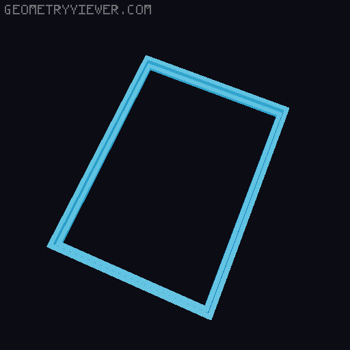 Jumbo Pokemon Card Frame 3D model thumbnail