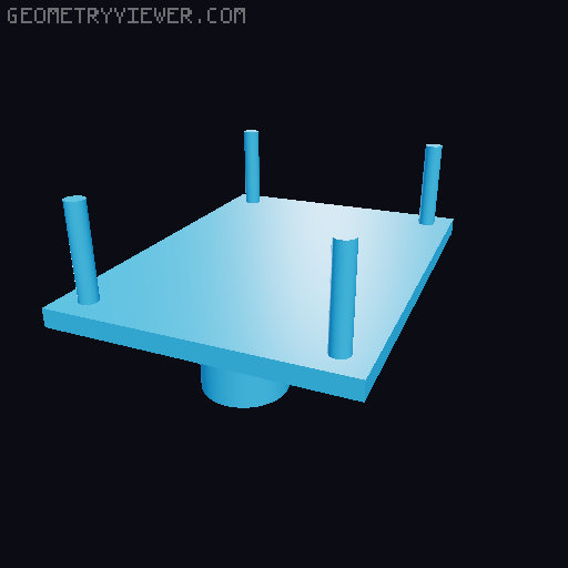 Módulos internos 3D model thumbnail