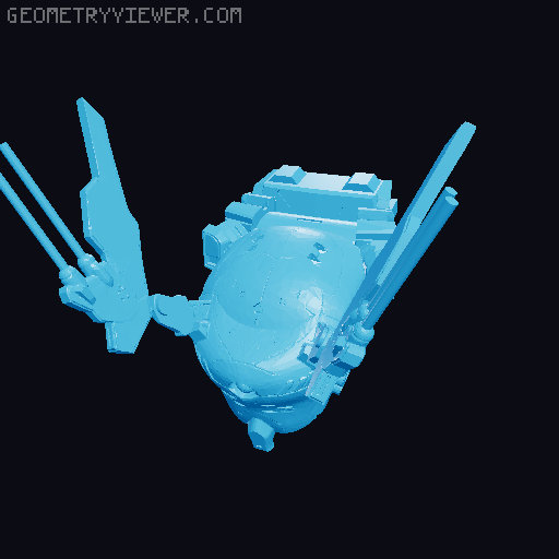 syndaulity anemone cradle 3D model thumbnail
