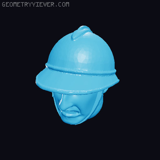 28mm Polish Border Protection Corps (KOP)  Bits and pieces 3D model thumbnail