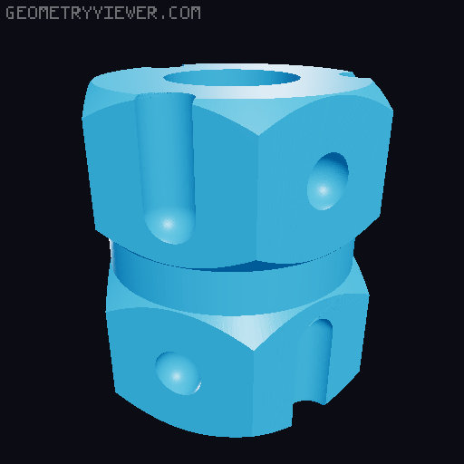 Lanyard Beads (25 types) 3D model thumbnail