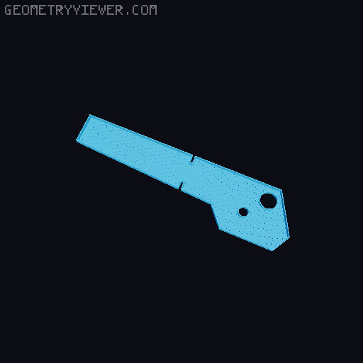 Honeycomb pattern arms (STL files) 3D model thumbnail