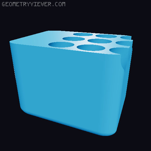 CO2 Cartridges support 3D model thumbnail