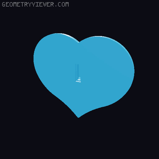 DUMMY 13 - VALENTINES HEART WARRIOR FIGURINE 3D model thumbnail