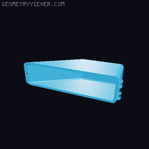 "Push Rod" Nerf Flywheel Blaster 3D model thumbnail