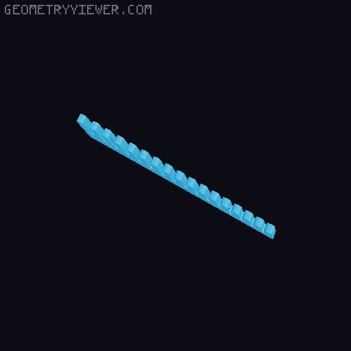 Fully parameterised wrench holder 3D model thumbnail