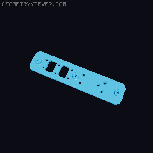Pistol air mouse 3D model thumbnail