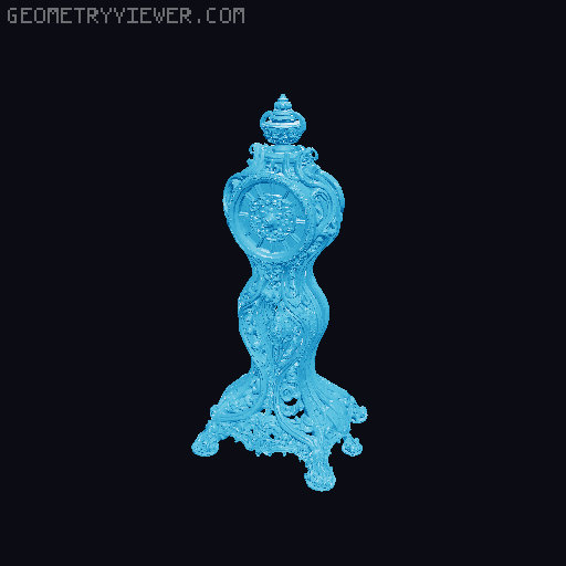 Another French Clock 3D model thumbnail