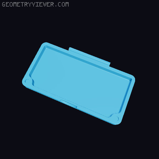 Magnetic Box (5x2mm magnet edition) 120x60x10 3D model thumbnail