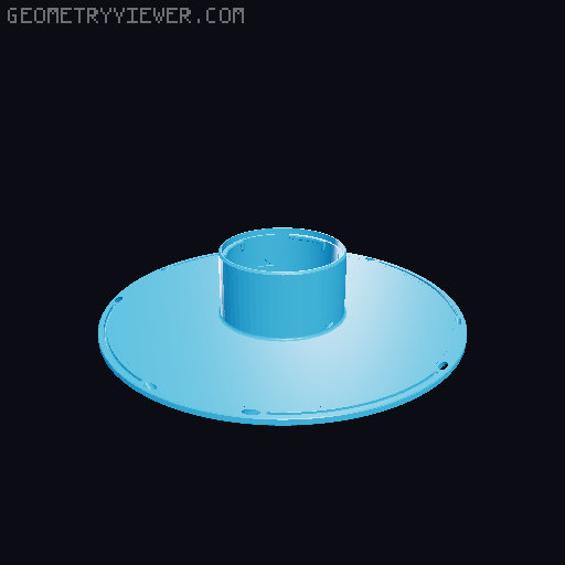 Bambu Labs style spool with solid sides- reusable - designed for respooling 3D model thumbnail