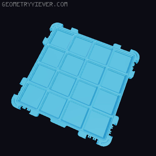 Donut's Beystack - Serious Beyblade X Storage Solution 3D model thumbnail