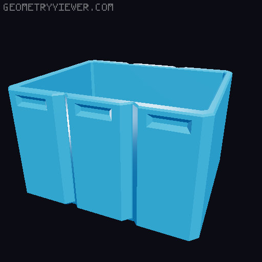 BardSongs DM Screen Accessories Organizer (Modular) 3D model thumbnail