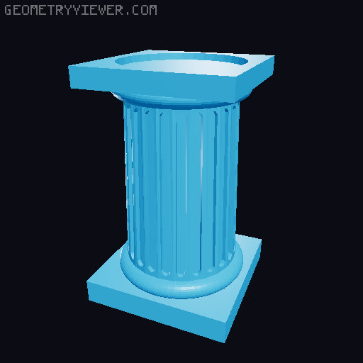 Offering to Hephaestus 3D model thumbnail