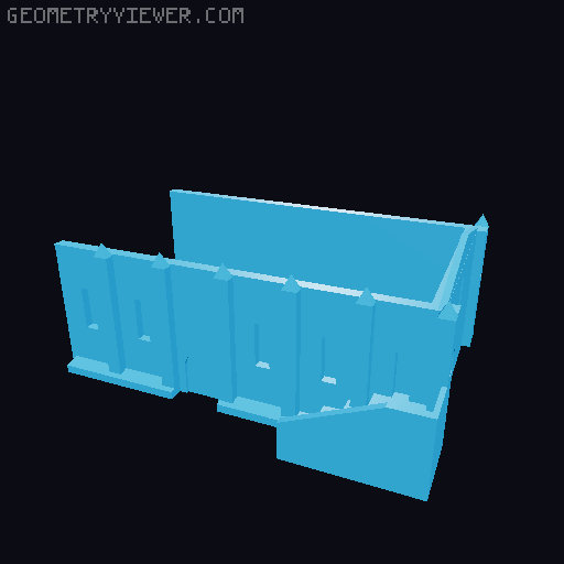 San Gabriel Mission 3D model thumbnail