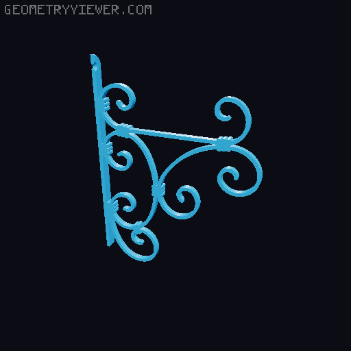 Deco-Holder 3D model thumbnail