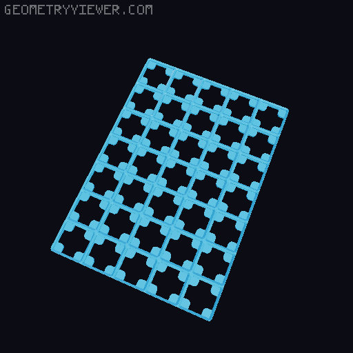 Gridfinity Embedded Magnet Base Plates 3D model thumbnail