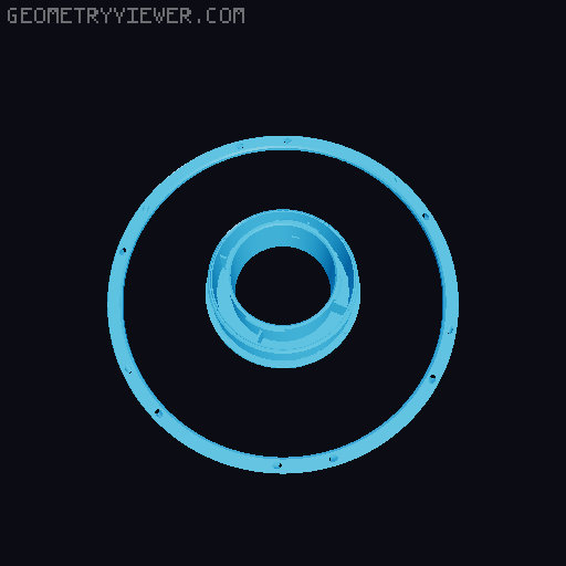 Improved Reusable Spool 3D model thumbnail