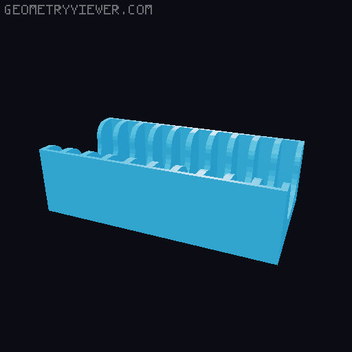 2230 SSD Holder 3D model thumbnail