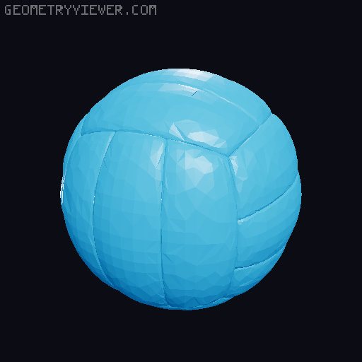 Sports Ball Mega Multi Pack Custom DJ Wormhole Knobs Set - Football Basketball Golf Tennis Baseball and More 3D model thumbnail