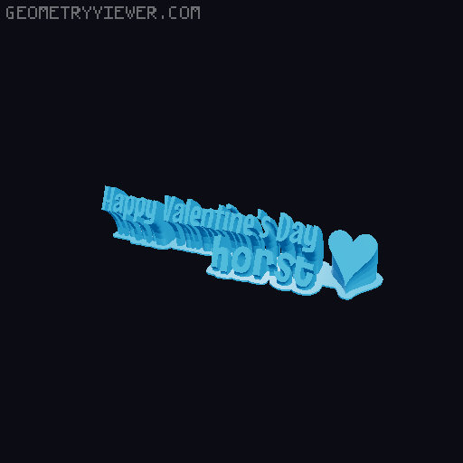 Happy Valentines Day... 3D model thumbnail