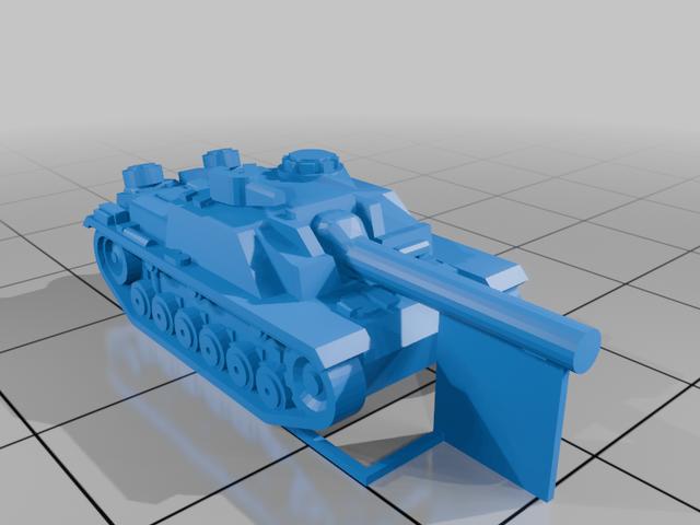 German WW2 tanks 3D model thumbnail