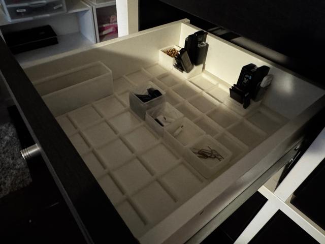 Gridfinity Rebuilt (Lite) Base for Ikea Kallax Drawer 3D model thumbnail