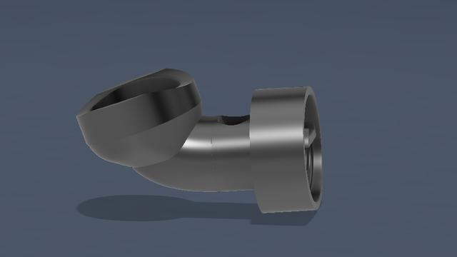 PET Bottle low angle refill 3D model thumbnail