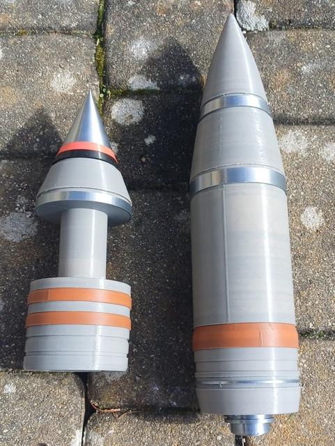 WoT life-sized 75mm AP and APCR rounds 3D model thumbnail