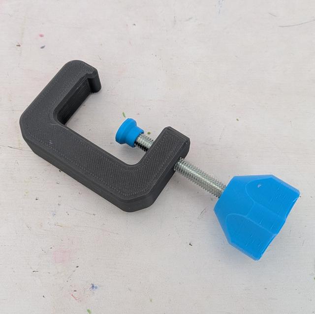 Handle and top cover for clamp screw 3D model thumbnail