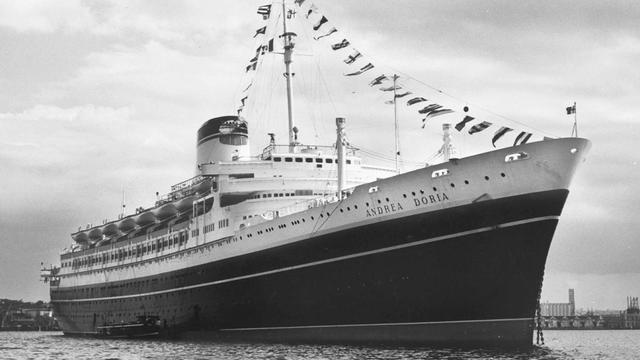 SS Andrea Doria 1/1000 scale model 3D model thumbnail