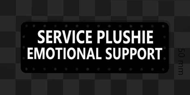 Emotional Support Plushie Patch 3D model thumbnail