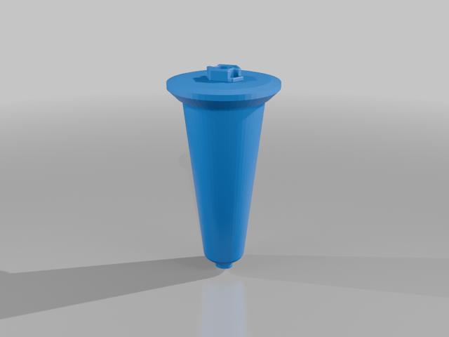 Custom Beyblade Metal Fight/Metal Fusion Spin track: UFO 3D model thumbnail