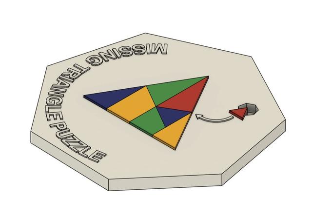Missing Triangle Puzzle 3D model thumbnail